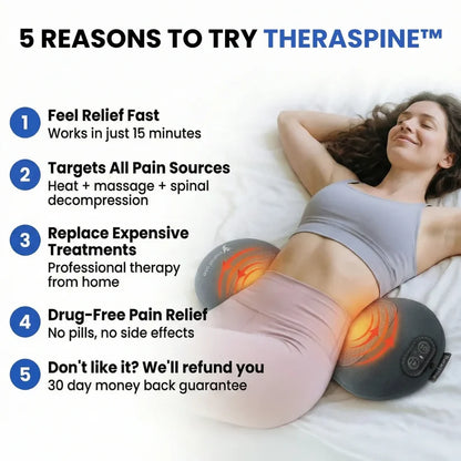 3-in-1 Heated Back & Waist Massager – Soothing Heat & Relaxation