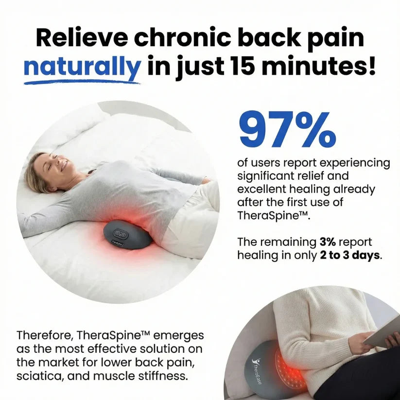 3-in-1 Heated Back & Waist Massager – Soothing Heat & Relaxation